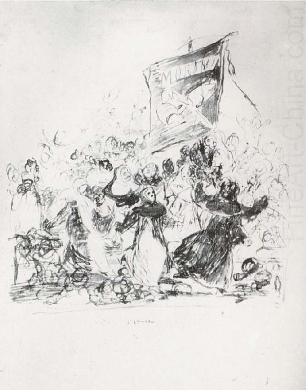 Francisco Goya Drawing for plate 190 china oil painting image
